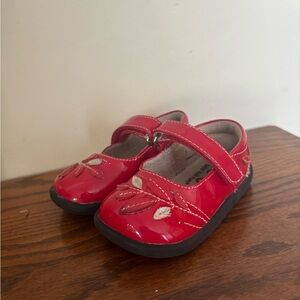 SOLD Size 5: See Kai Run Adeline, RED Patent Leather Mary Jane Shoes TODDLER